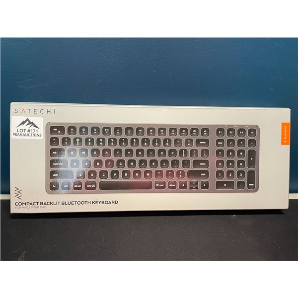Lot of 1 Satechi Compact Backlit Bluetooth Keyboard for Mac - Brand New SEALED!