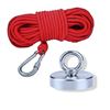 Image 2 : Lot of 1 Fishing Magnet - 750lbs Pulling Force - 65ft Rope - In Hardshell Case - BRAND NEW!