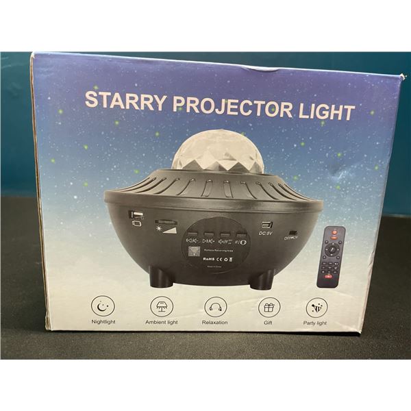 Lot of 1 Smart Starry Night Star Galaxy Light Projector w/ Remote Control & Voice Control