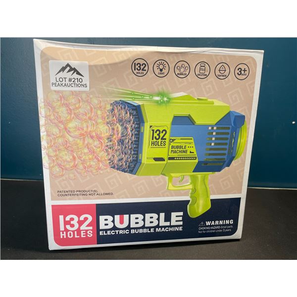 Lot of 1 Electric Bazooka Bubble Gun - 132 Holes - Blows SO MANY BUBBLES!!
