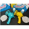 Image 2 : Lot of 2 Bubble Toys; Includes 2x Mini Bubble Guns Per Box