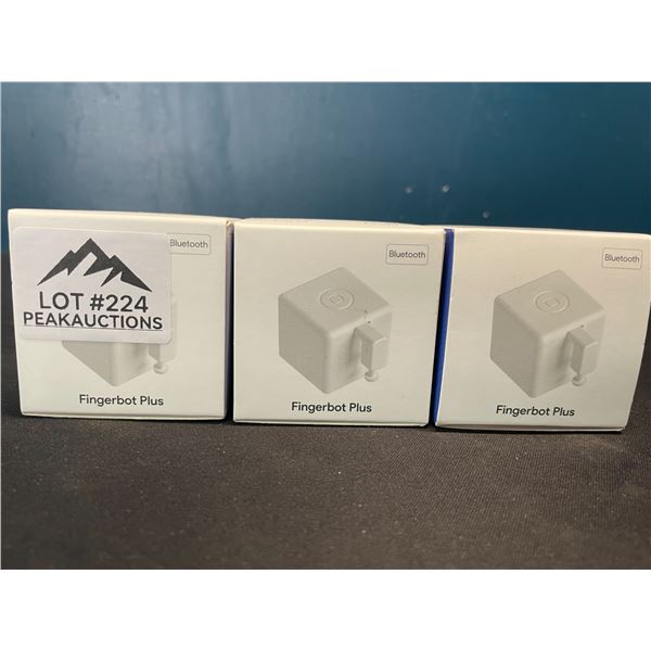 Lot of 3 Fingerbot Plus - Bluetooth Smart Button Pushers!