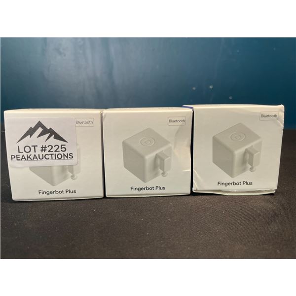 Lot of 3 Fingerbot Plus - Bluetooth Smart Button Pushers!