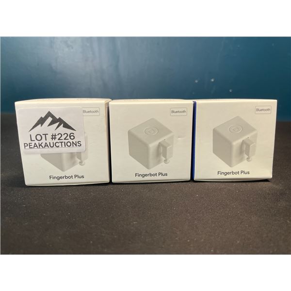 Lot of 3 Fingerbot Plus - Bluetooth Smart Button Pushers!