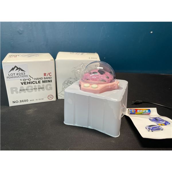 Lot of 2 Mini R/C Car Watch Toys