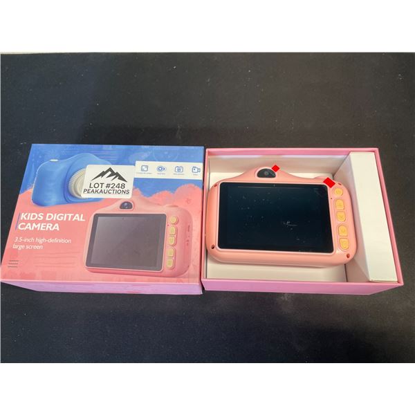 Lot of 1 Kids Digital Camera - Pink - w/ 3.5inch HD Screen