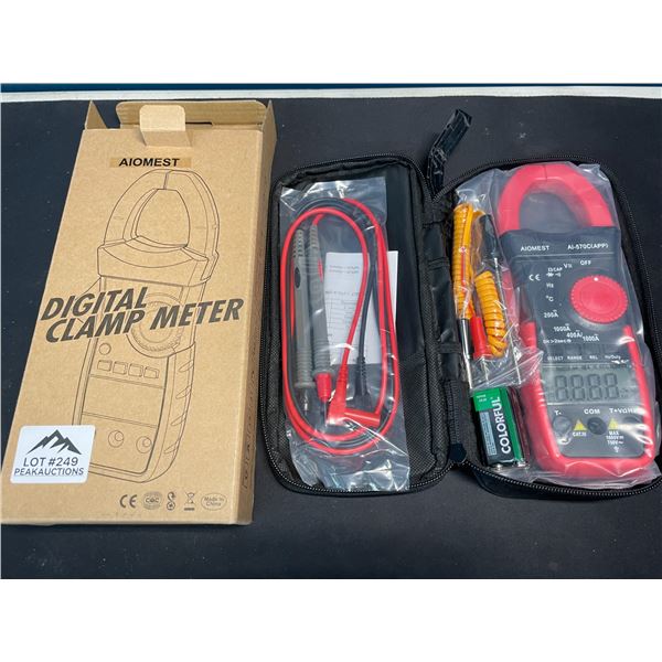 Lot of 1 Aiomest Digital Clamp Multimeter Tool