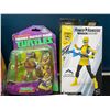Image 4 : Lot of 4 Assorted Toys - Ninja Turtles, Power Ranger, Overwatch, & Pinball