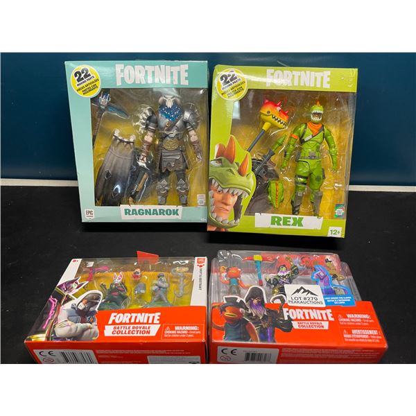 Lot of 4 Assorted Fortnite Toys