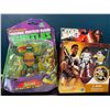 Image 2 : Lot of 4 Assorted Toys - Ninja Turtles, Star Wars, Mario, etc.