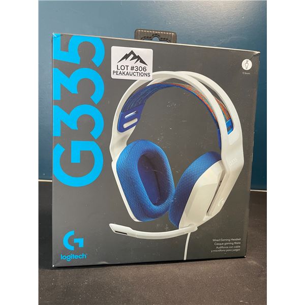 Lot of 1 Logitech G335 Wired Gaming Headset - Compatible with PC, Playstation, Xbox, Nintendo Switch