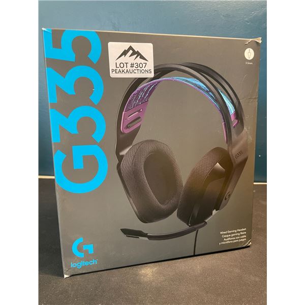 Lot of 1 Logitech G335 Wired Gaming Headset - Compatible with PC, Playstation, Xbox, Nintendo Switch