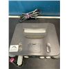 Image 3 : Lot of 1 Nintendo 64 Gaming Console w/ Controller and Cords - Used - Powers On/Works