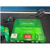 Image 3 : Lot of 1 Jungle Green Nintendo 64 Gaming Console w/ Controller and Cords - Used - Powers On/Works