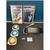 Image 1 : Lot of 1 Sony PSP Handheld Console - Works/Used - With Games 