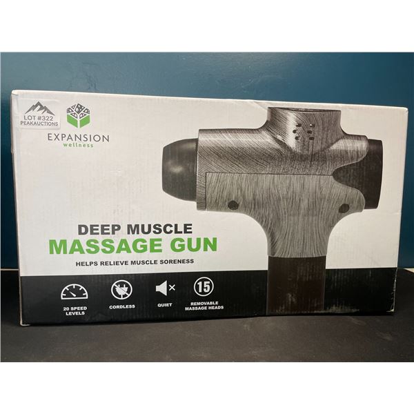 Lot of 1 Handheld Deep Tissue Massage Gun - Brand New!
