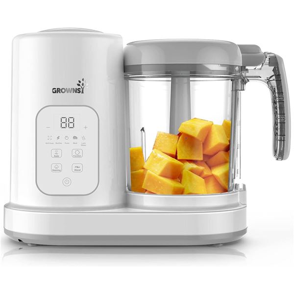 Lot of 1 Grownsy 7-in-1 Electric Food Processor/Baby Food Maker - Brand New!