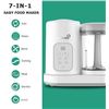 Image 2 : Lot of 1 Grownsy 7-in-1 Electric Food Processor/Baby Food Maker - Brand New!