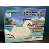 Image 1 : Lot of 1 Giant Inflatable Swan Pool Float - 74.5 x 71.5 Inch