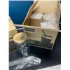 Image 2 : Lot of 2 Boxes of 16oz Drinking Glasses w/ Bamboo Lids & Metal Straws - 4 per pack/8 total