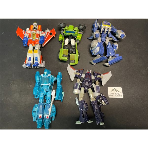 Lot of 5 Assorted Transformer Toys