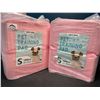 Image 1 : Lot of 2 Packs of Pet Training Pads/Puppy Pads - 100PCS per pack!
