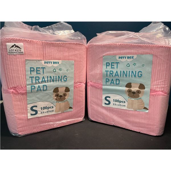 Lot of 2 Packs of Pet Training Pads/Puppy Pads - 100PCS per pack!