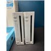 Image 3 : Lot of 2 Nintendo Wii Consoles w/ 3 Games, Cords, and 2 Controllers - Used