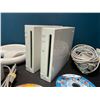 Image 3 : Lot of 2 Nintendo Wii Consoles w/ 3 Games, Cords, Controller, & Accessories - Used