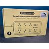 Image 2 : Lot of 1 Trond Prime Power Bar/Surge Protector w/ Multiple Outlets & USB Ports