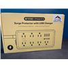 Image 2 : Lot of 1 Trond Prime Power Bar/Surge Protector w/ Multiple Outlets & USB Ports