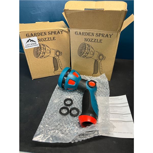 Lot of 2 Garden Hose Spray Nozzles