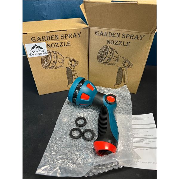 Lot of 2 Garden Hose Spray Nozzles