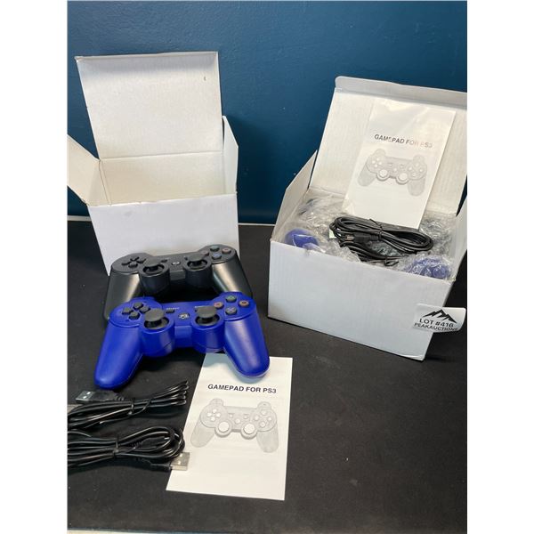 Lot of 2 Boxes of PS3 Controllers - 2 Controllers per Box/4 Total - Brand New