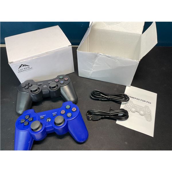 Lot of 2 Boxes of PS3 Controllers - 2 Controllers per Box/4 Total - Brand New
