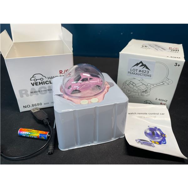 Lot of 2 Mini R/C Car Watch Toys