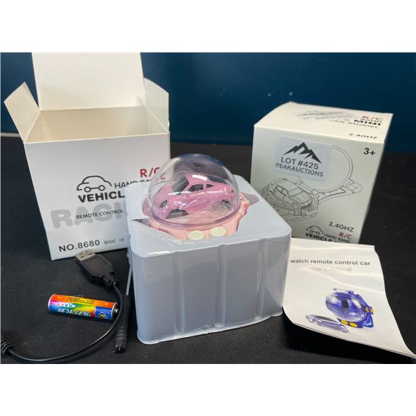 Lot of 2 Mini R/C Car Watch Toys