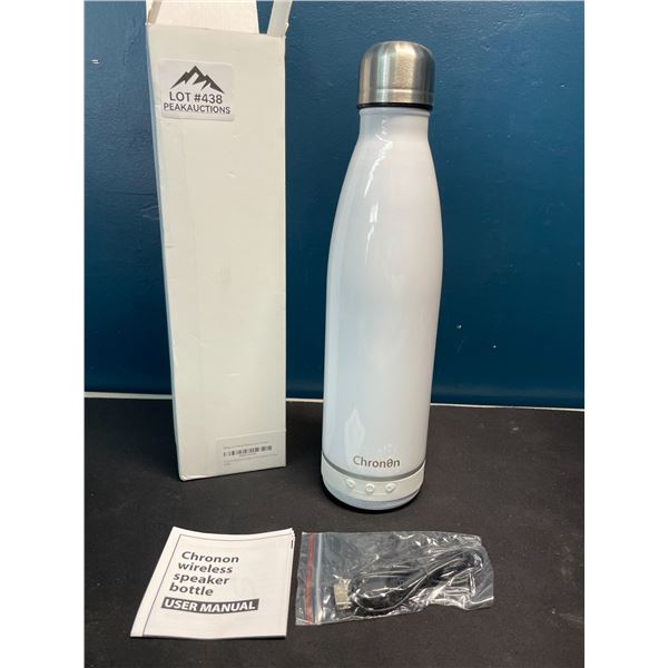Lot of 1 Chronon Wireless Bluetooth Speaker Water Bottle - Sublimation Water Bottle!