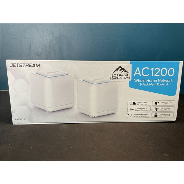 Lot of 1 Jetstream AC1200 Whole Home Network 2-Pack Mesh Routers