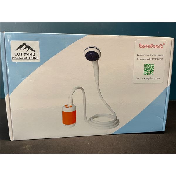 Lot of 1 Portable Camping/Travel/Pet Washing Shower - Rechargeable Portable Electric Shower
