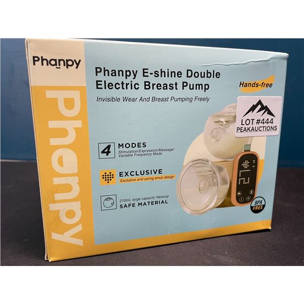 Lot of 1 Phanpy E-Shine Wearable Hands-Free Double Electric Breast Pump