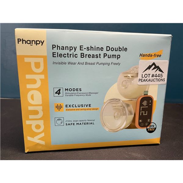 Lot of 1 Phanpy E-Shine Wearable Hands-Free Double Electric Breast Pump