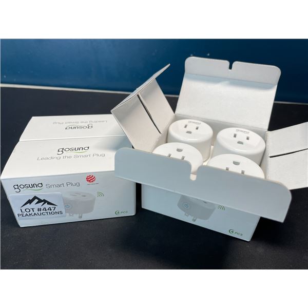 Lot of 2 Multi-Packs of WiFi Smart Plugs/Sockets - 4pcs per box!