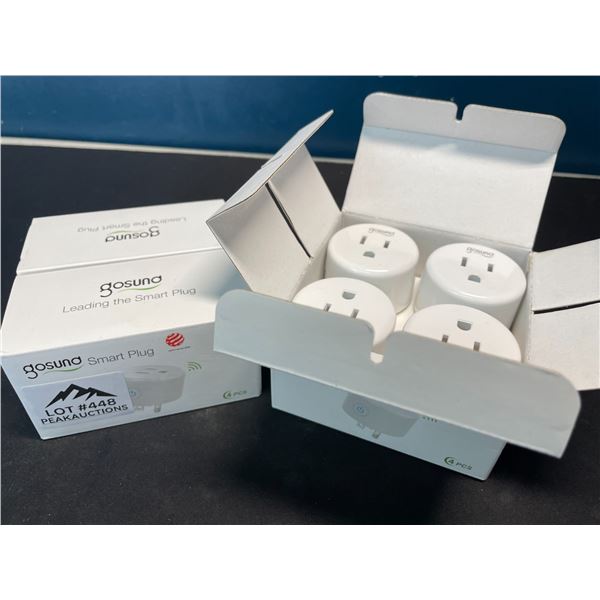 Lot of 2 Multi-Packs of WiFi Smart Plugs/Sockets - 4pcs per box!