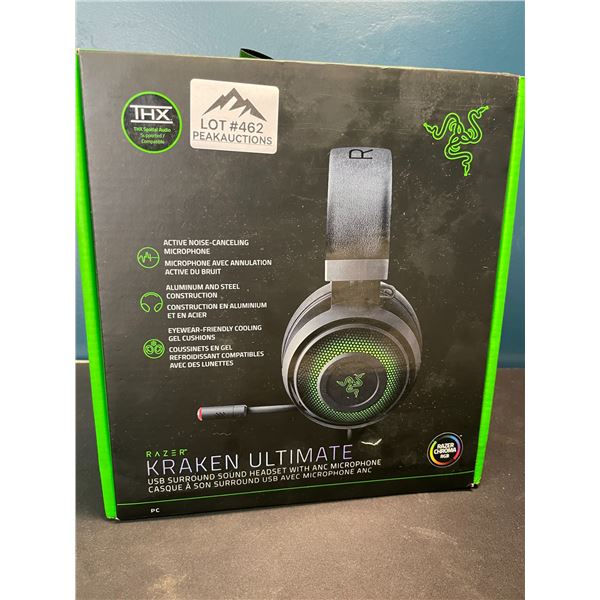 Lot of 1 Razer Kraken Ultimate USB Surround Sound Gaming Headset w/ ANC Mic - New Sealed!