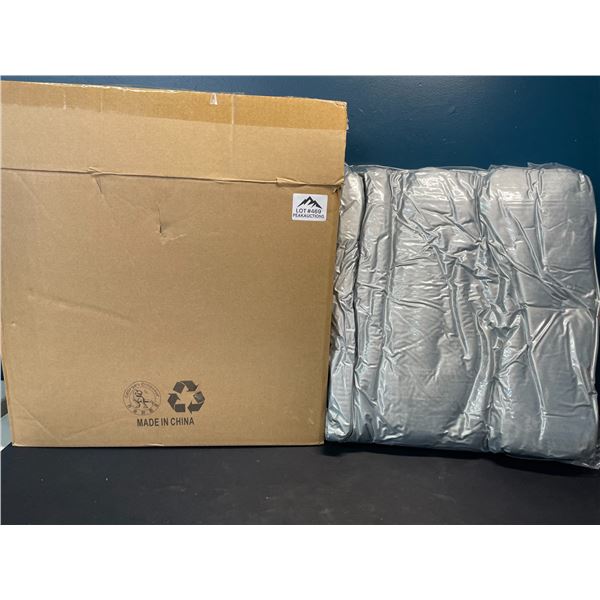 Lot of 1 Sherpa Fleece Blanket - Grey - 90 x 90 inch