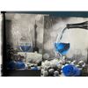 Image 2 : Lot of 1 3-Piece Art Canvas Set - Wine Themed - 15 inch Size