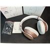 Image 2 : Lot of 2 Glynzak Wireless Bluetooth Over Ear Headphones - 65hr music/talk time! - Rose Gold