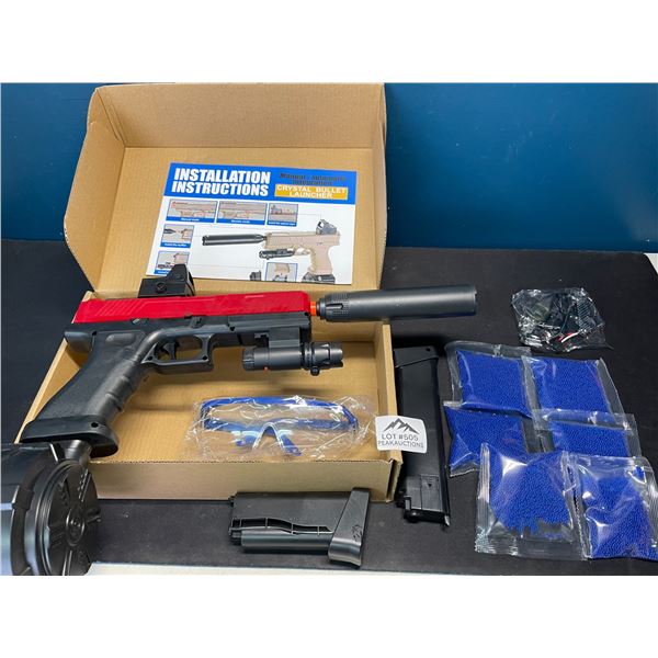Lot of 1 Electric Automatic Gel Ball Blaster Gun