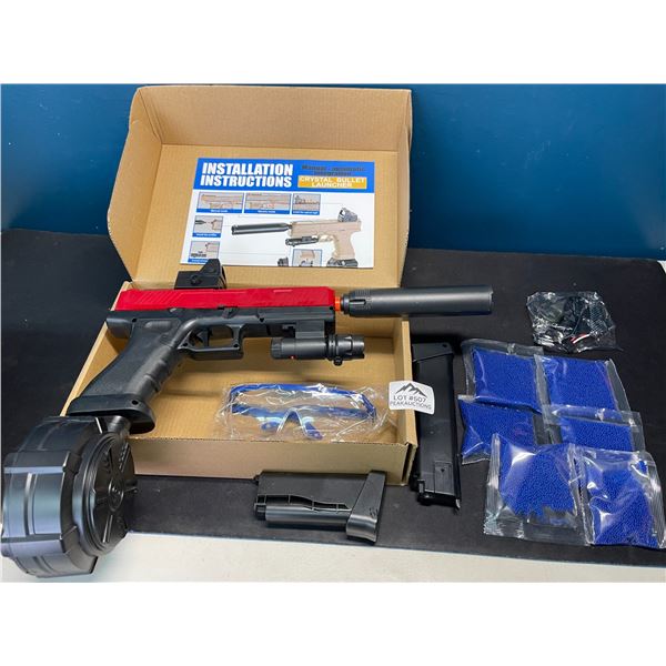 Lot of 1 Electric Automatic Gel Ball Blaster Gun